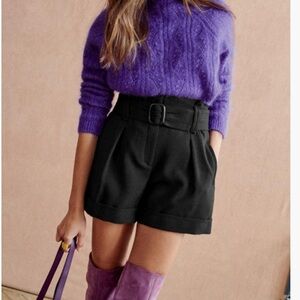 Sezane Rome shorts black size 4 (36)